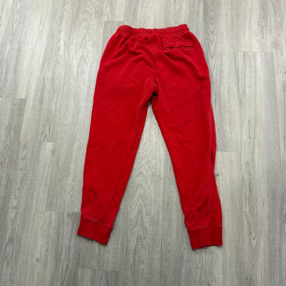 Nike Sportswear All Over Print Fleece Joggers Pants Mens Medium Ember DM7931-657 - Picture 10 of 13
